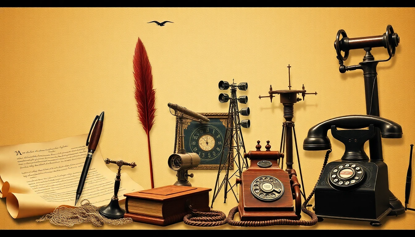 Communication devices through history
